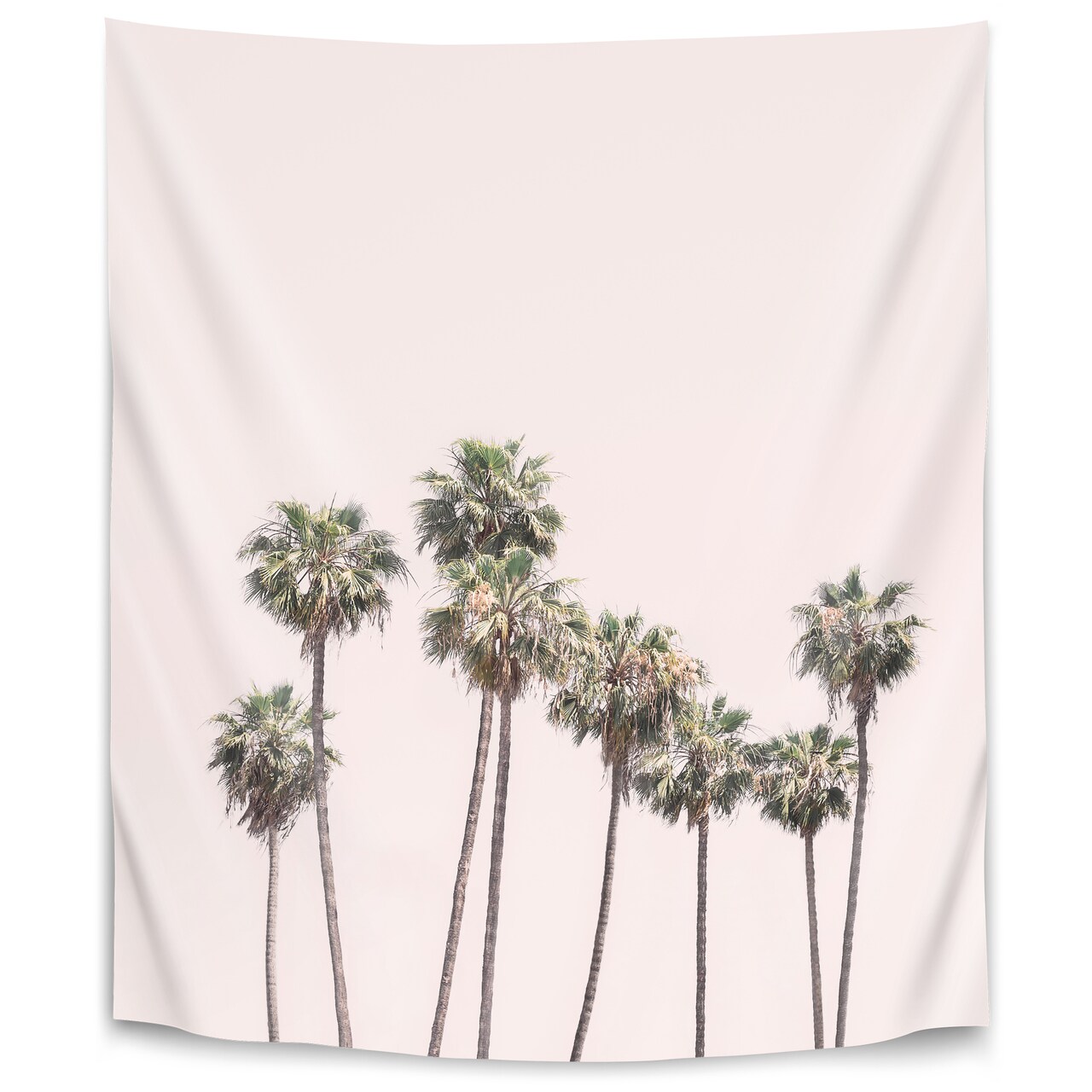 Blush Palm Trees by Sisi and Seb  Wall Tapestry - Americanflat